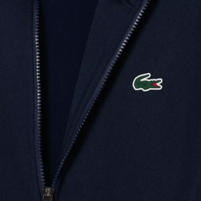 Herren-Tennis-Sweatshirt mit Reißverschluss und Stretch