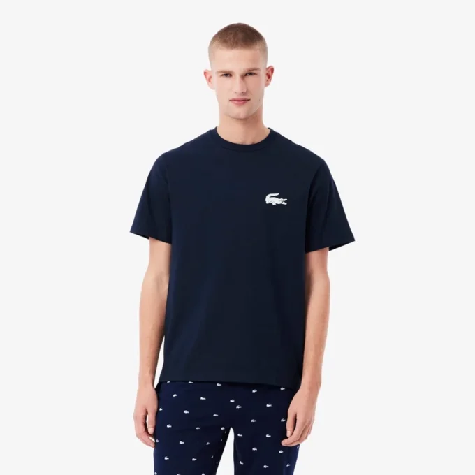 Herren-Unterhemd aus Baumwolle mit Krokodil-Print