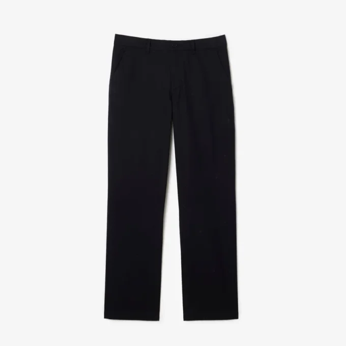 Herrenhose aus Baumwolltwill mit geradem Schnitt