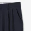 Herrenhose aus gefilzter Wolle mit gerader Passform