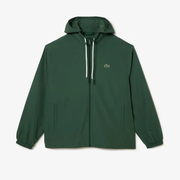 Herrenjacke mit abnehmbarer Kapuze