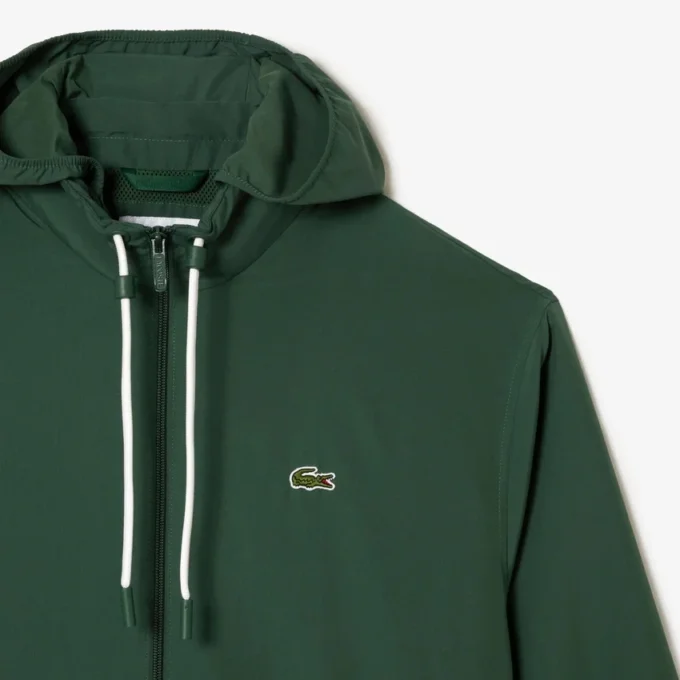Herrenjacke mit abnehmbarer Kapuze