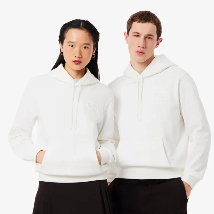 Hoodie mit geprägtem Logo