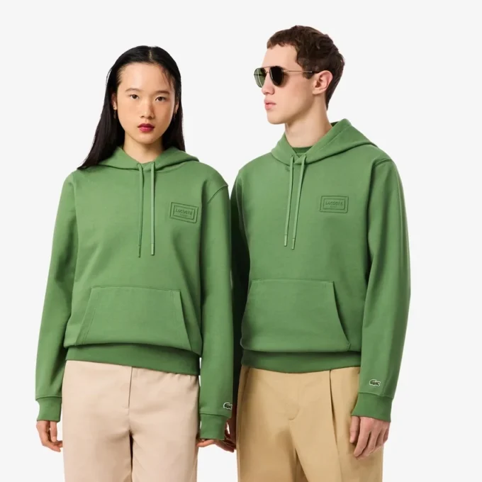 Hoodie mit geprägtem Logo