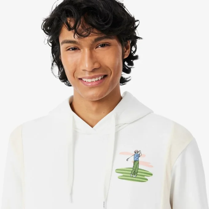 Hoodie mit Golf-Print