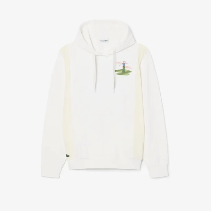 Hoodie mit Golf-Print