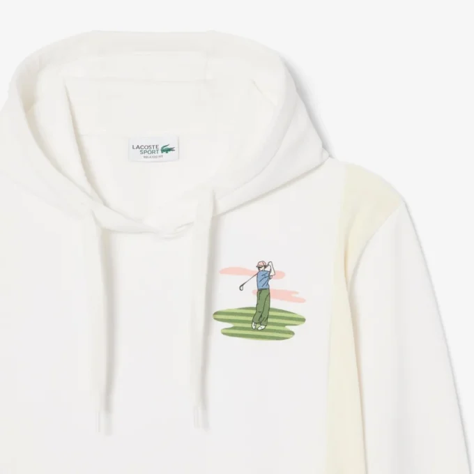 Hoodie mit Golf-Print