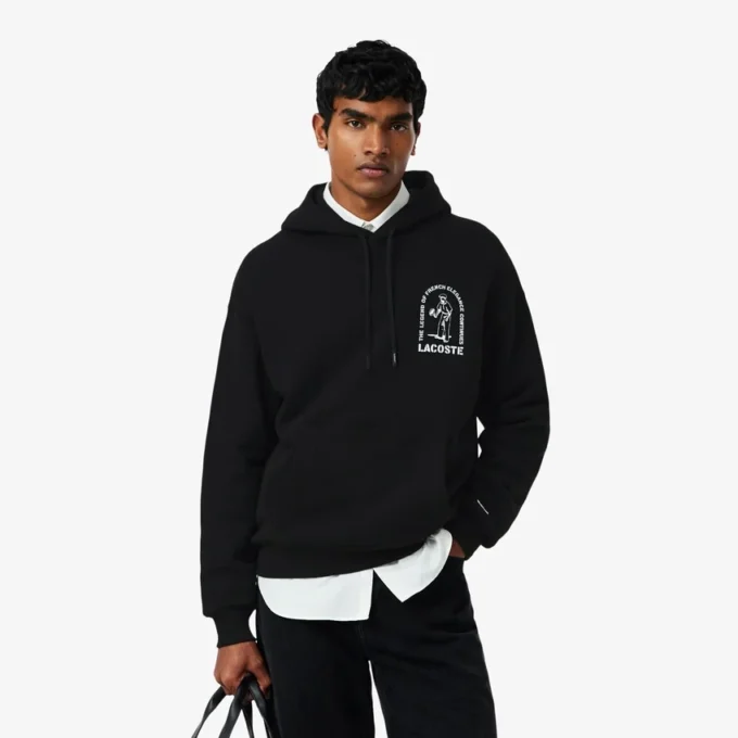Hoodie mit Print und lockerer Passform