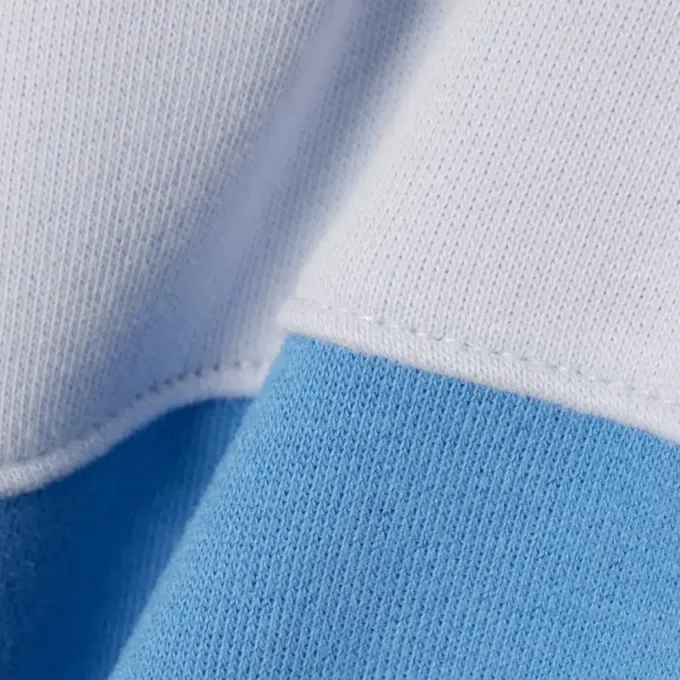 Hoodie mit Reißverschluss und Farbblock-Design