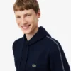Hoodie mit Reißverschluss und Logo-Streifen