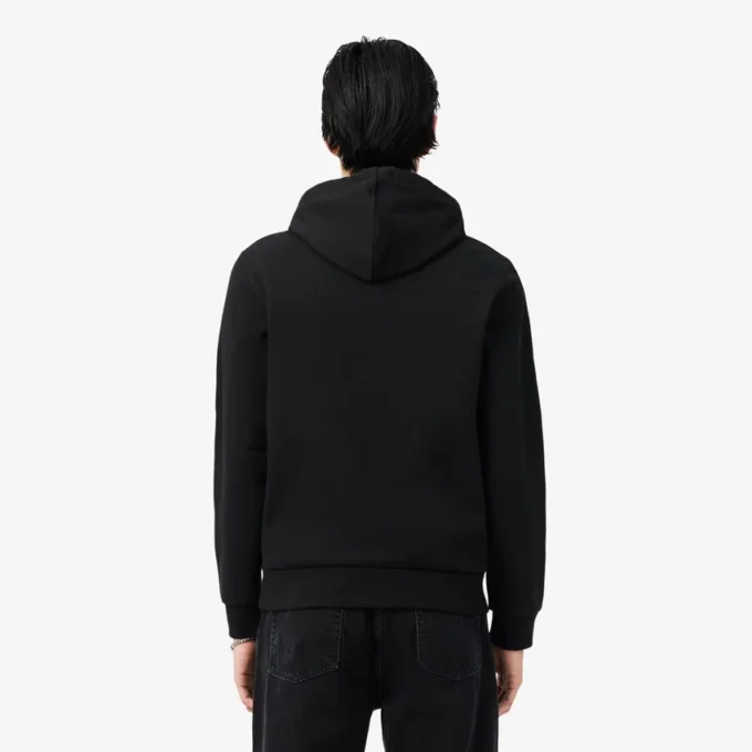 Hoodie mit Reißverschluss und Logo-Streifen