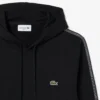 Hoodie mit Reißverschluss und Logo-Streifen