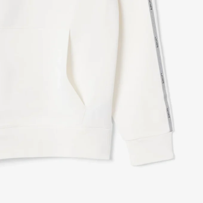 Hoodie mit Reißverschluss und Logo-Streifen