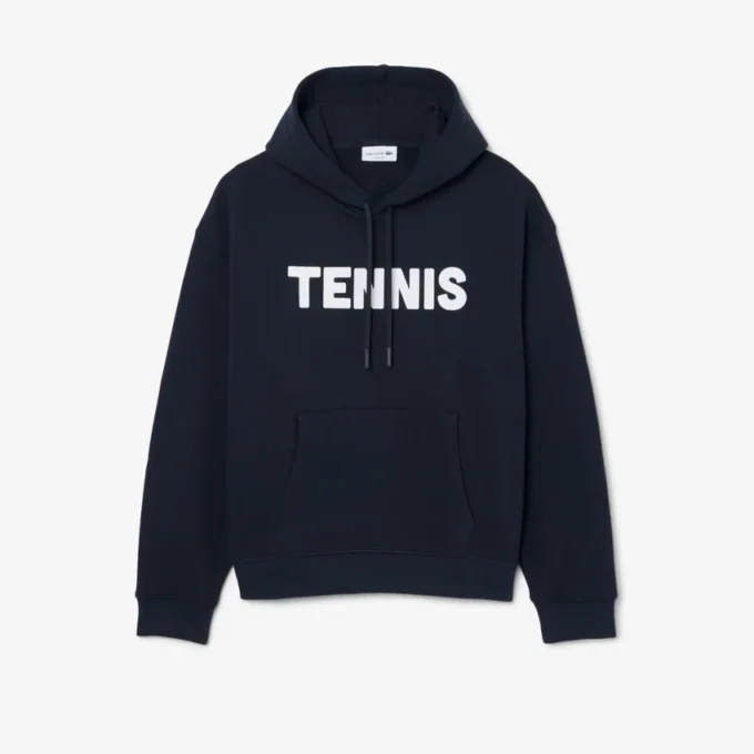 Hoodie mit Tennis-Print