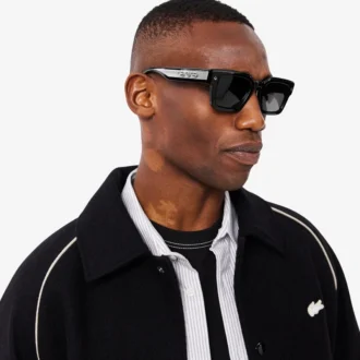 Icons Acetat-Brille in rechteckiger Form