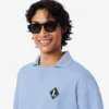 In Frankreich hergestelltes Sweatshirt mit Polokragen