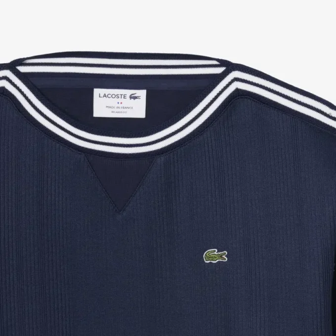 In Frankreich hergestelltes Sweatshirt mit U-Boot-Ausschnitt
