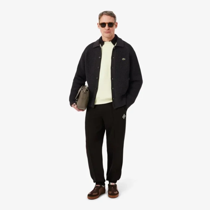 Jacke aus grobem Strick mit Struktur