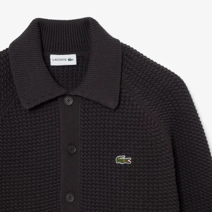 Jacke aus grobem Strick mit Struktur