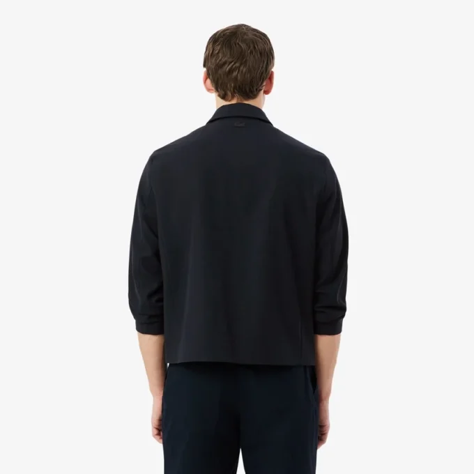 Jacke aus Wollmisch-Twill