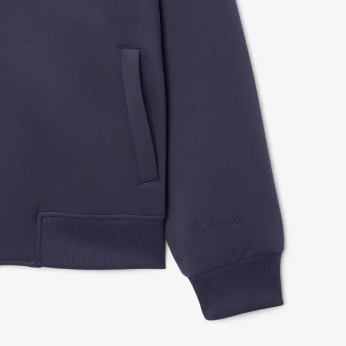 Jacke mit hohem Kragen und Stickerei