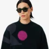 Jacquard-Pullover mit Laufsteg-Motiv