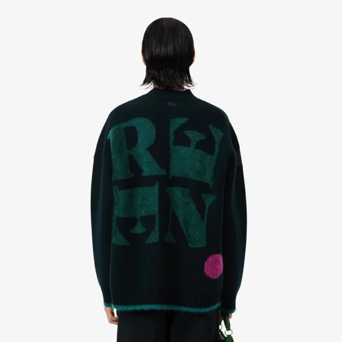 Jacquard-Pullover mit Laufsteg-Motiv