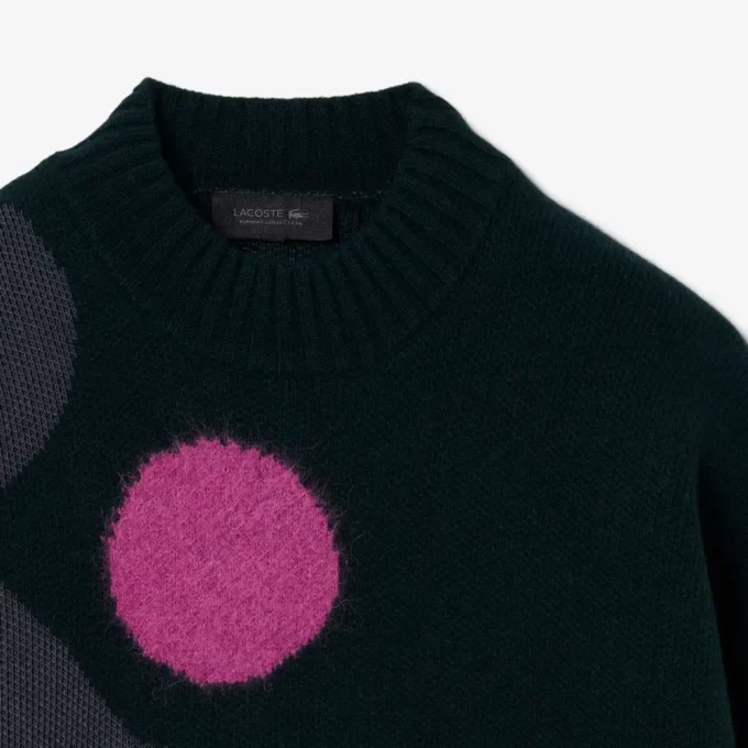 Jacquard-Pullover mit Laufsteg-Motiv