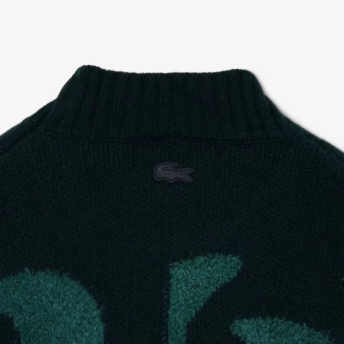 Jacquard-Pullover mit Laufsteg-Motiv
