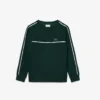 Jungen-Sweatshirt aus Fleece mit Logo-Streifen