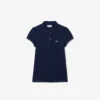 Kinder-Poloshirt mit gewelltem Kragen aus Mini-Piqué