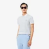 Klassisch geschnittenes gestreiftes Petit Piqué-Poloshirt Klassisch geschnittenes gestreiftes Petit Piqué-Poloshirt