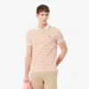 Klassisch geschnittenes gestreiftes Petit Piqué-Poloshirt Klassisch geschnittenes gestreiftes Petit Piqué-Poloshirt