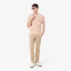 Klassisch geschnittenes gestreiftes Petit Piqué-Poloshirt Klassisch geschnittenes gestreiftes Petit Piqué-Poloshirt