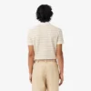 Klassisch geschnittenes gestreiftes Petit Piqué-Poloshirt Klassisch geschnittenes gestreiftes Petit Piqué-Poloshirt