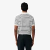 Klassisch geschnittenes gestreiftes Petit Piqué-Poloshirt Klassisch geschnittenes gestreiftes Petit Piqué-Poloshirt