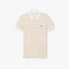 Klassisch geschnittenes gestreiftes Petit Piqué-Poloshirt Klassisch geschnittenes gestreiftes Petit Piqué-Poloshirt