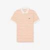Klassisch geschnittenes gestreiftes Petit Piqué-Poloshirt Klassisch geschnittenes gestreiftes Petit Piqué-Poloshirt