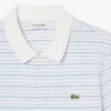 Klassisch geschnittenes gestreiftes Petit Piqué-Poloshirt Klassisch geschnittenes gestreiftes Petit Piqué-Poloshirt