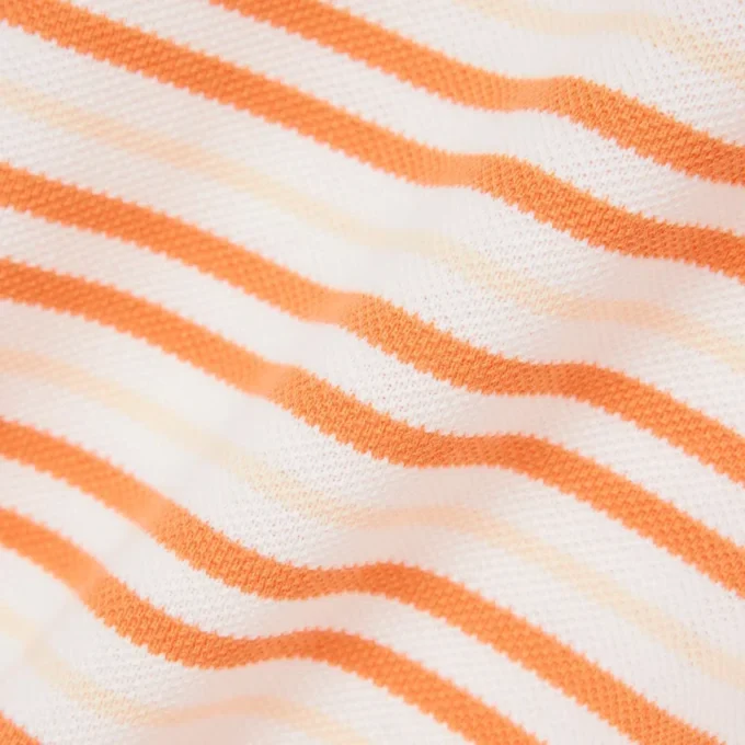 Klassisch geschnittenes gestreiftes Petit Piqué-Poloshirt Klassisch geschnittenes gestreiftes Petit Piqué-Poloshirt