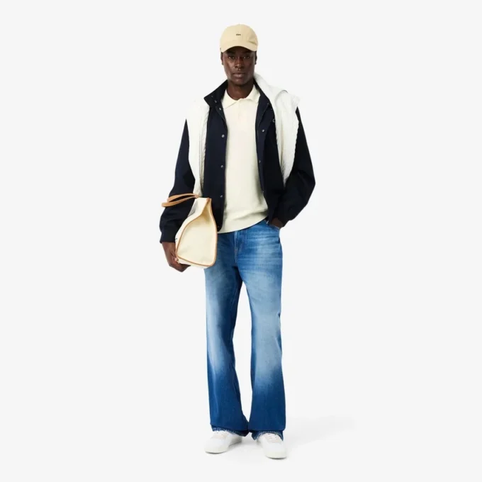 Klassisch geschnittenes Strick-Poloshirt