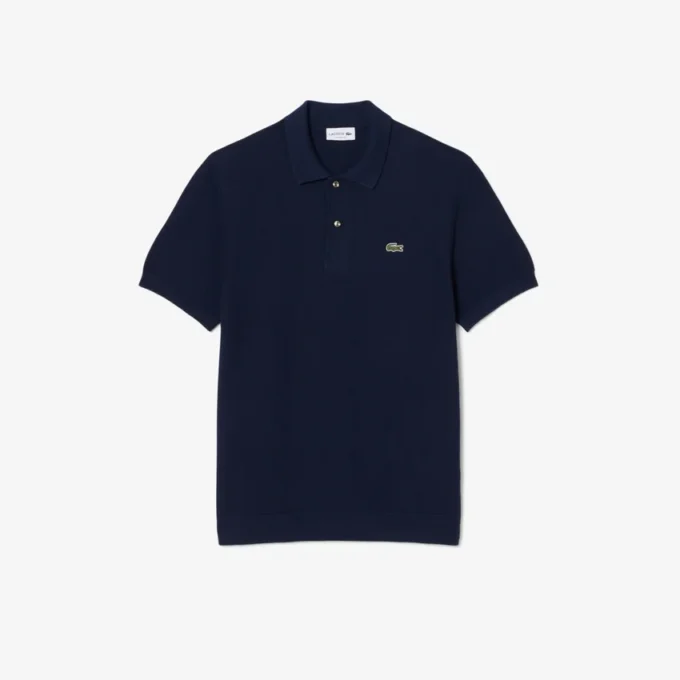 Klassisch geschnittenes Strick-Poloshirt