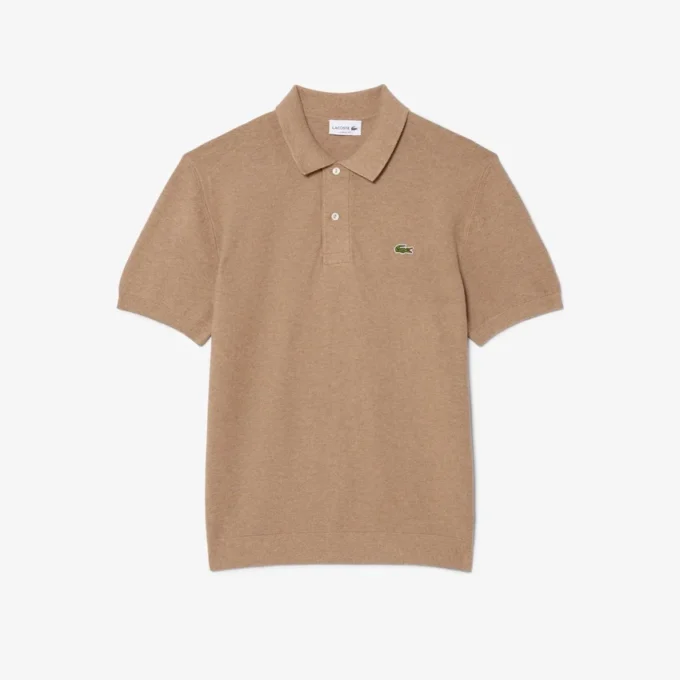 Klassisch geschnittenes Strick-Poloshirt