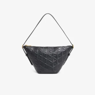 Kleine Maheki Hobo-Tasche aus geprägtem Leder