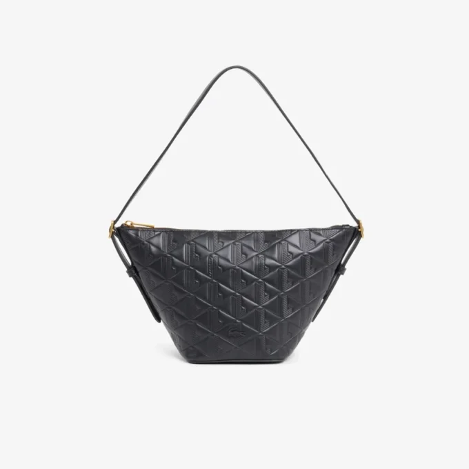 Kleine Maheki Hobo-Tasche aus geprägtem Leder