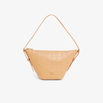 Kleine Maheki Hobo-Tasche aus geprägtem Leder