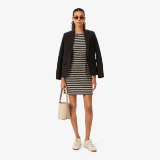 Kleine „Tennis Bliss“-Leder-Beuteltasche