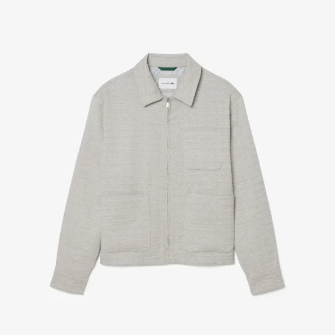 Kurze strukturierte Jacke