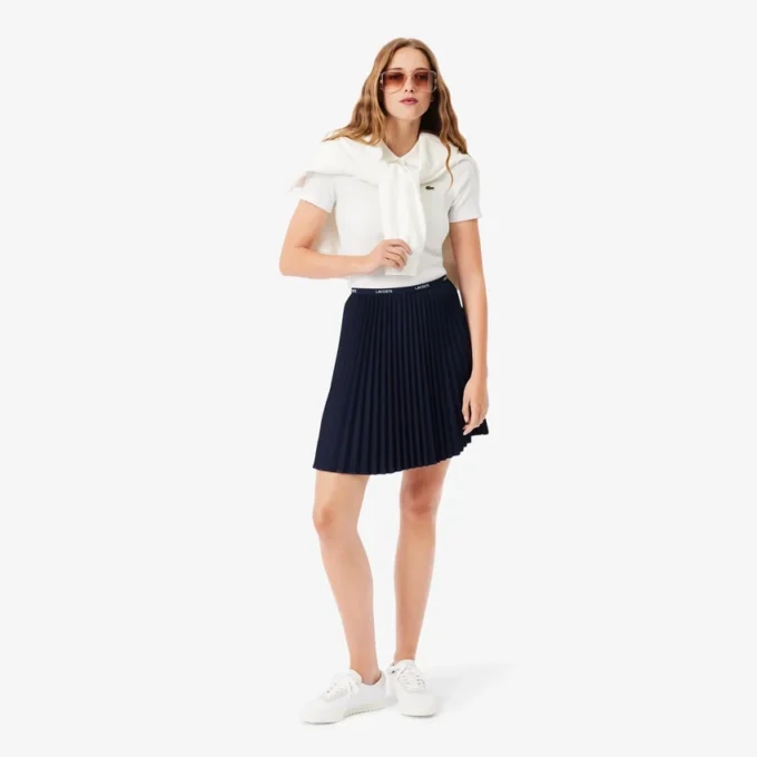 Kurzer Plisseerock für Damen