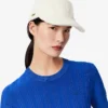 Kurzärmeliger Rippstrickpullover für Damen